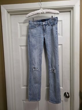 Lucky Brand Mid-Rise Sweet Straight Distressed (4/27)